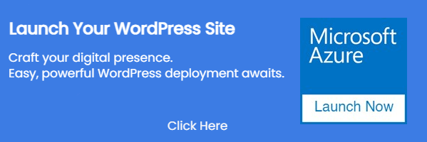 Launch WordPress Server on Azure